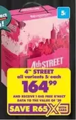 4th Street - 4th STREET all variants