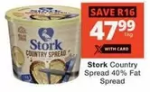 Stork - Country Spread 40% Fat Spread
