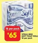 Mini - VITALI MINI SOFT TOILET ROLLS