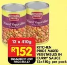 Pride - Mixed Vegetables in Curry Sauce