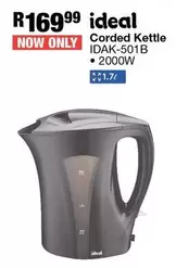 Ideal - CORDED Kettle IDAK-501B