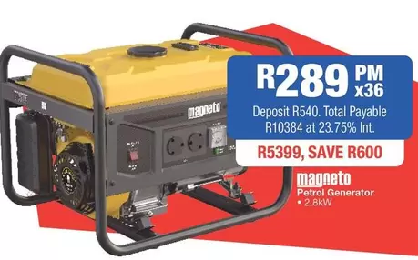 Total - Petrol Generator