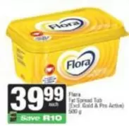 Flora - Fat Spread Tub