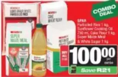 Spar - Sunflower Cooking Oil, Cake Wheat Flour, Super Maize Meal, White Sugar