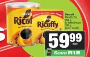 Ricoffy -  Tin or Refill Pouch