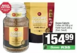 Douwe Egberts - Coffee Jar or Refill Pouch