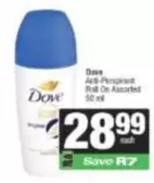 Dove - Anti-Perspirant Roll On
