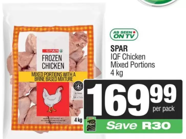 Spar - IQF Chicken Mixed Portions
