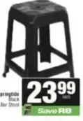 Black Bar Stool