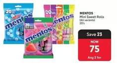 Mentos - Mini Sweet Rolls