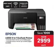 Epson - L3250 3-in-1 EcoTank Printer