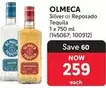 Olmeca - Silver or Reposado Tequila 1 x 750 ml (145067; 100912)