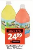 Sunfirst - Dairy Fruit Blend