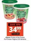 Clover - Fruits of the Forest Full Cream Yoghurt
