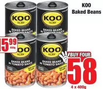 KOO - Baked Beans in Tomato Sauce