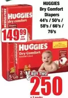 Huggies - Dry Comfort Diapers