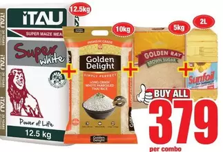 Golden Delight - Super Maize Meal & Thai Rice & Brown Sugar & Cooking Oil