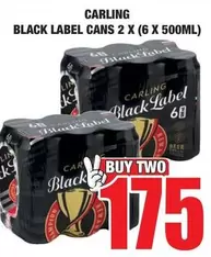 Carling - BLACK LABEL CANS