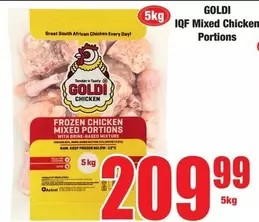 Goldi - IQF Mixed Chicken Portions