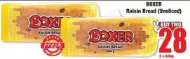Boxer - Raisin Bread (Unsliced)
