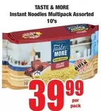 Instant Noodles Multipack Assorted 10's
