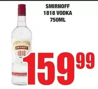 Smirnoff - 1818 VODKA