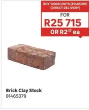Brick Clay Stock 