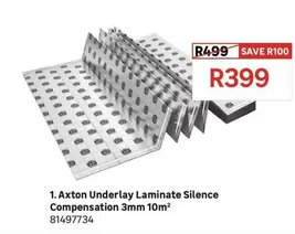 Axton - Underlay Laminate Silence Compensation 3mm 10m²