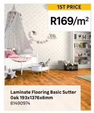Laminate Flooring Basic Sutter Oak 193x1376x6mm