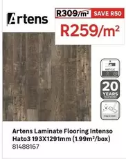 Artens - Laminate Flooring Intenso Hato3 193x1291mm (1.99m²/box)