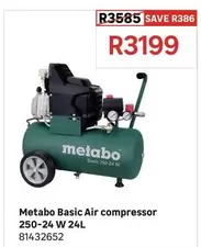 Metabo - Basic Air Compressor 250-24 W 24L