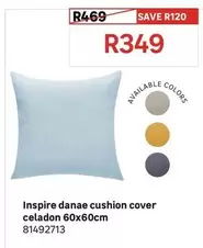 Inspire - Danae Cushion Cover Celadon 60x60cm