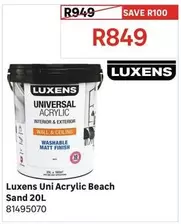 Luxens - Uni Acrylic Beach Sand 20L