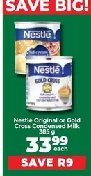 Nestlé - Original or Gold Cross Condensed Milk