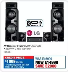 LG - AV Receiver System MR11AZAFLLK