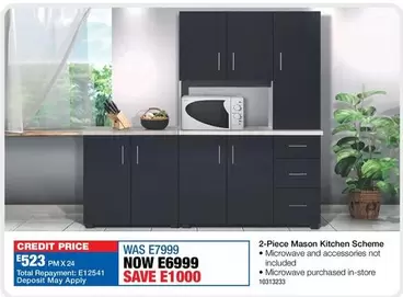 Total - 2-Piece Mason Kitchen Scheme