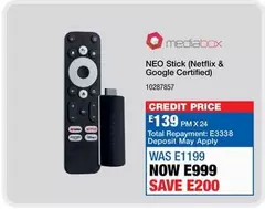 Total - NEO Stick (Netflix & Google Certified) 10287857