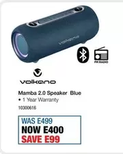 Volkano - Mamba 2.0 Speaker Blue 10300616