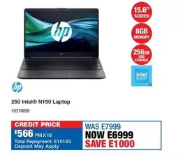 HP - 250 Intel® N150 Laptop 10319850