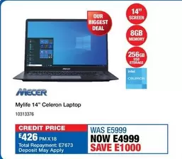 Intel - MyLife 14" Celeron Laptop 10313376