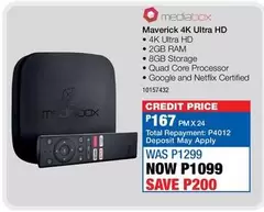 Ultra - Maverick 4K  HD