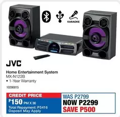 JVC - Home Entertainment System MX-N122B
