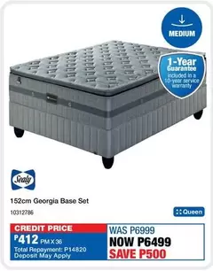 Sealy - 152cm Georgia Base Set