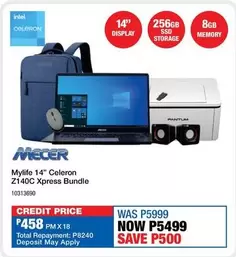 Intel - MyLife 14" Celeron Z140C Xpress Bundle