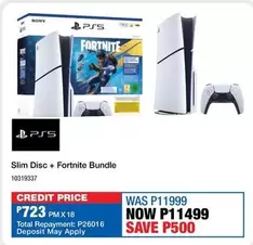 Total - Slim Disc + Fortnite Bundle