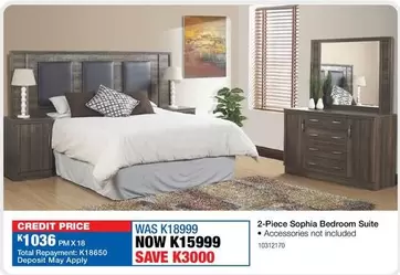 Total - 2-Piece Bedroom Suite