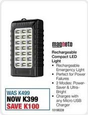 Ultra - Rechargeable Compact LED Light
