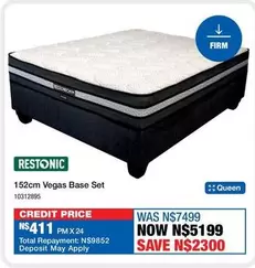 Restonic - 152cm Vegas Base Set 10312895