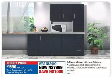 Total - 2-Piece Mason Kitchen Scheme