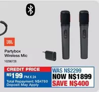 jbl - Partybox Wireless Mic 10296728